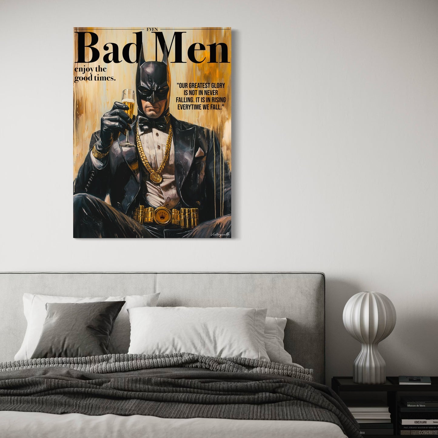 Bad Men Premium Leinwand