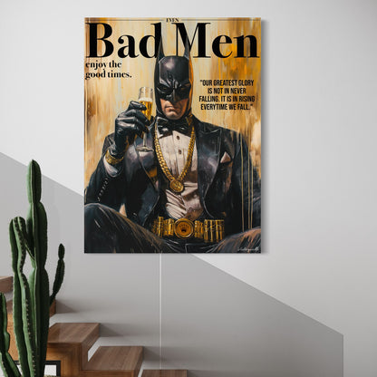 Bad Men Premium Leinwand