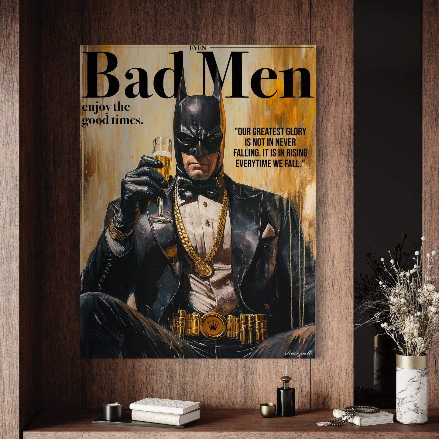 Bad Men Premium Leinwand