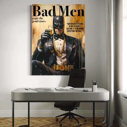 Bad Men Premium Leinwand