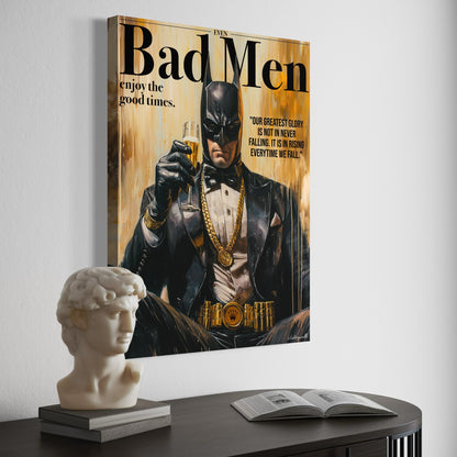 Bad Men Premium Leinwand