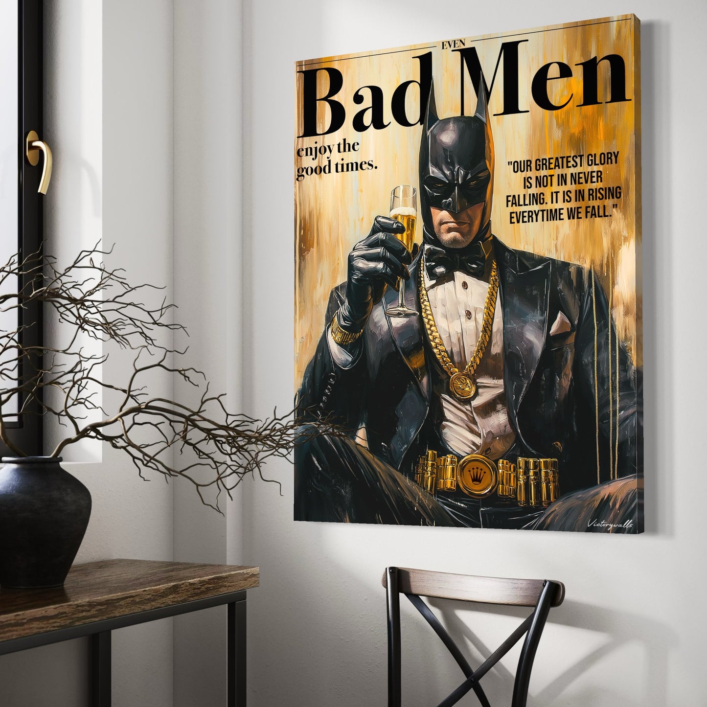 Bad Men Premium Leinwand