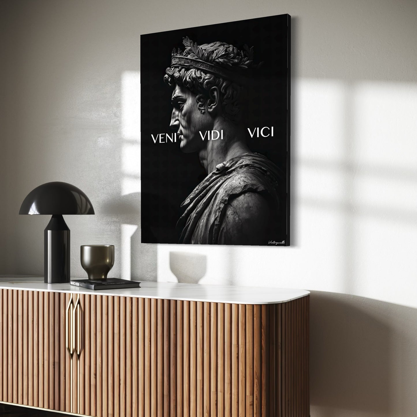 Veni Vidi Vici Premium Leinwand