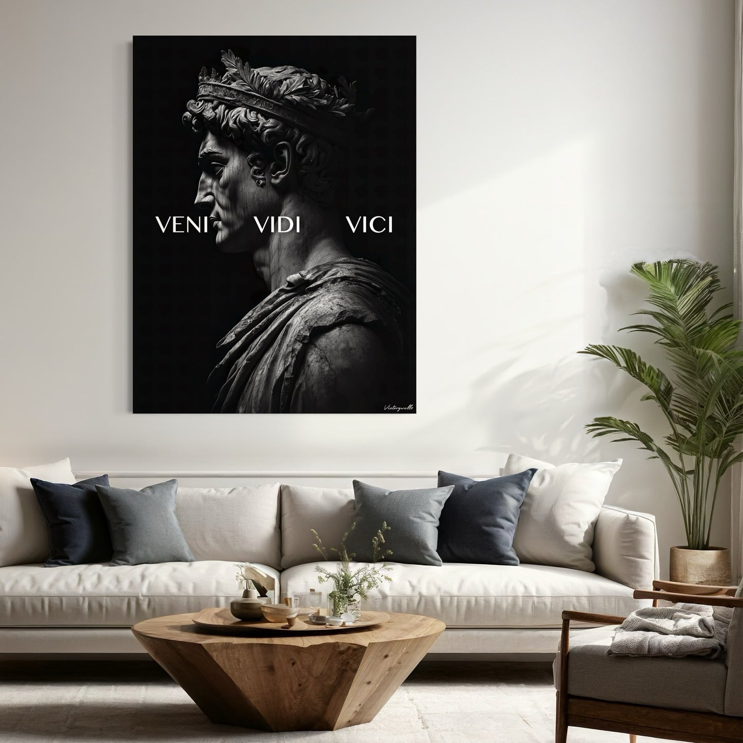 Veni Vidi Vici Premium Leinwand