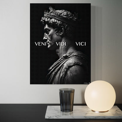 Veni Vidi Vici Premium Leinwand