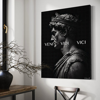 Veni Vidi Vici Premium Leinwand