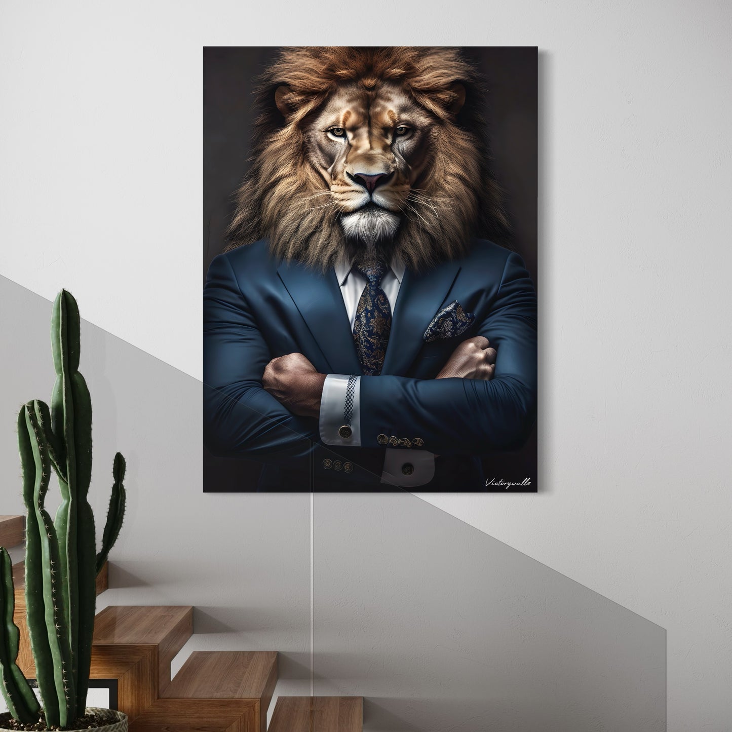 Simba Di Caprio Premium Leinwand